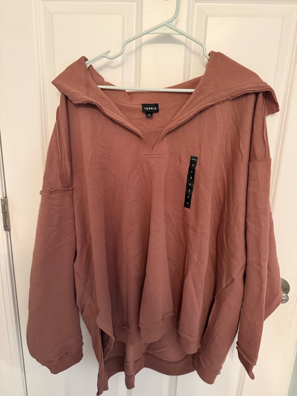 NWT Torrid Women’s  Dusty Rose Pullover Sweater SIZE3